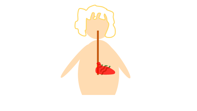 A transoesophageal echocardiogram is when an ultrasound probe is put down the gullet. Clear pictures of the heart are obtained because the gullet is right behind the heart.